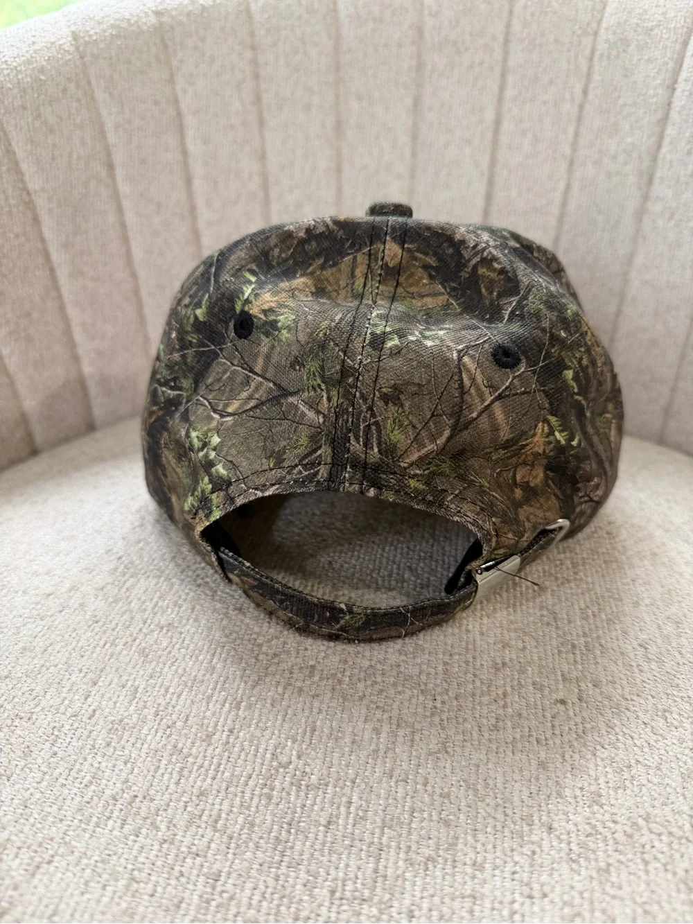 Realtree Camo Baseball Cap with Pink Accents